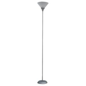 Room Essentials Torchiere Floor Lamp, Silver