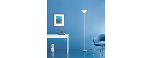 Room Essentials Torchiere Floor Lamp, Silver