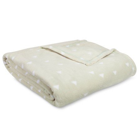 Room Essentials New Bed Blanket Microplush Printed Chillout SAGE