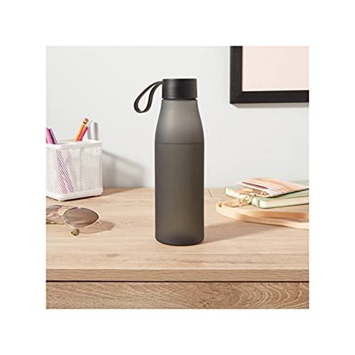 Room Essentials 20 OZ Water Bottle (Ebony), Black