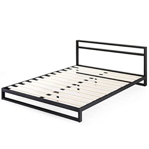 ZINUS Trisha Metal Platforma Bed Frame with Headboard / Wood Slat Support / No Box Spring Needed / Easy Assembly, Full