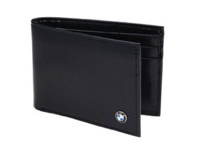 genuine bmw men’s small leather wallet