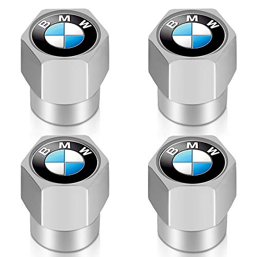 Tire Valve Stem Caps,Wheel caps Compatible with BMW X1 X3 M3 M5 X1 X5 X6 Z4 3 5 7 Series Logo Styling Decoration Metal Air Valve Cover Accessories,4 Pieces