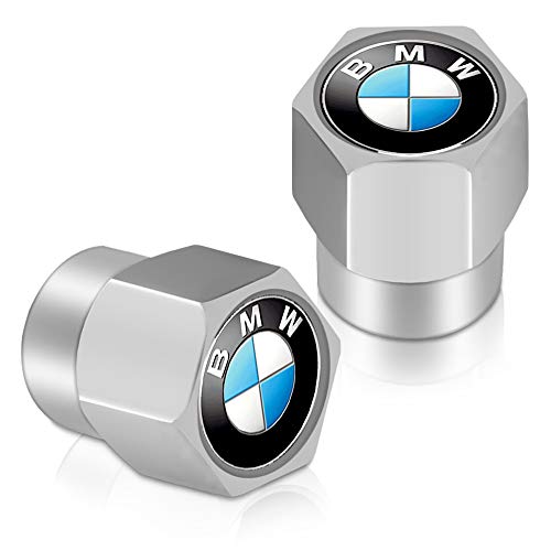 Tire Valve Stem Caps,Wheel caps Compatible with BMW X1 X3 M3 M5 X1 X5 X6 Z4 3 5 7 Series Logo Styling Decoration Metal Air Valve Cover Accessories,4 Pieces