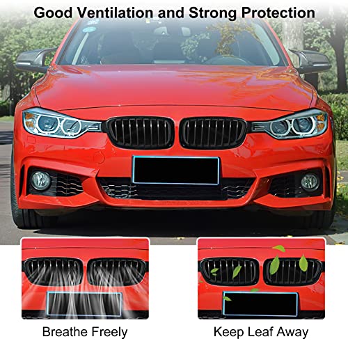 Vashly F30 F31 Grill Stripes Front Grille Kidney Grill Compatible with BMW 3 Series F30 F31 2012-2018 Replacement High Gloss Black Single Slat