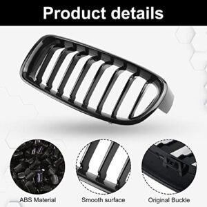 Vashly F30 F31 Grill Stripes Front Grille Kidney Grill Compatible with BMW 3 Series F30 F31 2012-2018 Replacement High Gloss Black Single Slat