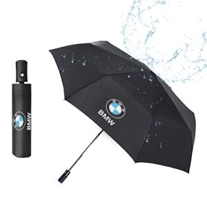 foldable car umbrella for bmw,folding automatic switch sunshade windproof travel umbrella, no water drops, easy to dry