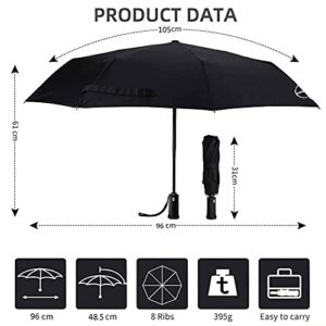 Foldable Car Umbrella for BMW,Folding Automatic Switch Sunshade Windproof Travel Umbrella, No Water Drops, Easy to Dry