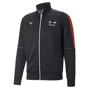 puma men’s standard bmw m motorsport mt7 track jacket, black-m color, xx-large