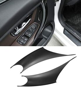 jaronx 2pcs door handle covers compatible with bmw 3 series 4 series driver side &passenger side door pull handle covers (compatible with bmw 320i,328i,330i,335i f30/f31 and 428i, 435i f32/f36)(black)