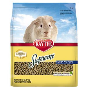 kaytee supreme guinea pig food, 5-lb bag