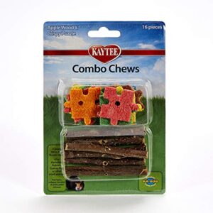 kaytee combo chew apple wood & puzzle