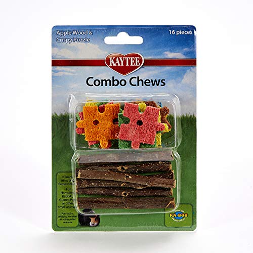 Kaytee Combo Chew Apple Wood & Puzzle