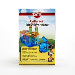 Kaytee CritterTrail Triple Play Habitat for Pet Hamsters, Gerbils, Mice and Other Small Animals