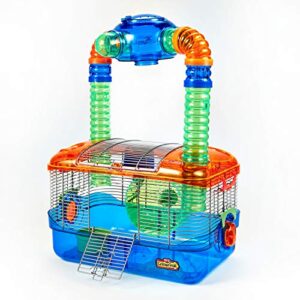 Kaytee CritterTrail Triple Play Habitat for Pet Hamsters, Gerbils, Mice and Other Small Animals