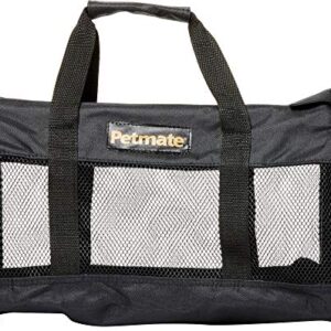 Petmate Soft-Sided Kennel Cab Pet Carrier,Black,Up to 15lbs, 17 X 10 X 10 (21329)