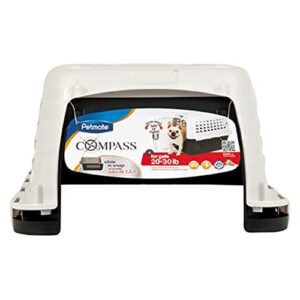 Petmate Compass Kennel, 20-30LBS, PEARL WHITE/BLACK, Model:41033