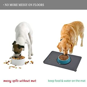 Reopet Silicone Dog Cat Bowl Mat Non-Stick Food Pad Water Cushion Waterproof - Multiple Colors, Sizes & Purposes