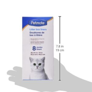 Petmate, Litter Pan Boxed Liners, Jumbo, 8 Pack