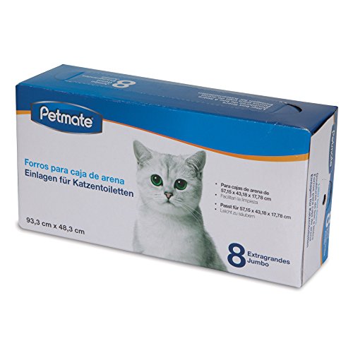 Petmate, Litter Pan Boxed Liners, Jumbo, 8 Pack