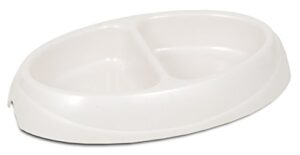 petmate 23174 double diner pet dish, small