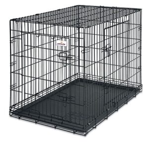 petmate 43-inch 2-door training retreats wire kennel for dogs, 90 to 125-pound
