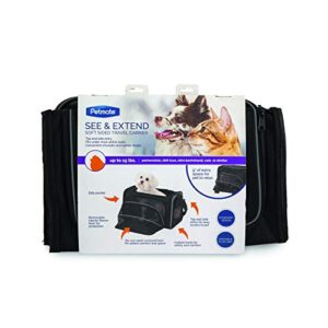 Petmate 21842 See and Extend Pets Carrier, Black