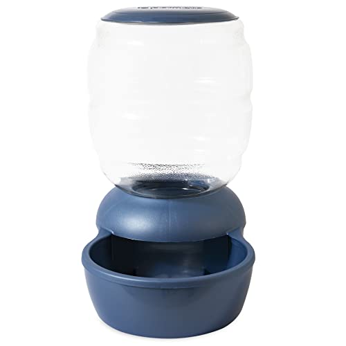 Petmate 24499 Replendish Gravity Feeder , Pearl Peacock Blue, 18 LB