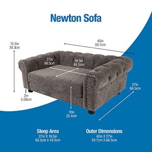 Petmate La-Z-Boy Newton Sofa Large Dog Bed, 40 x 27 Inches, Graphite