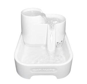 cat mate 3-level, 70 fl. oz. pet fountain – bpa and bht free with 3-stage filter and low voltage pump