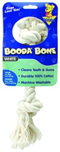 petmate aspen/booda corporation dbx50763 2-knot rope bone dog chew toy, large