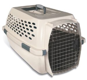 petmate ultra vari kennel, 23-inch, for pets 0-15 pounds, bleached linen