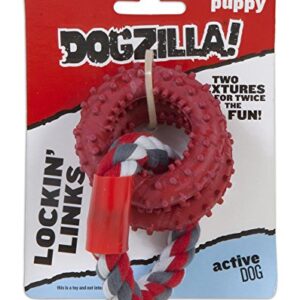 Petmate Dogzilla Locking Links Toy, Small