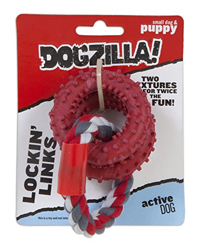 Petmate Dogzilla Locking Links Toy, Small