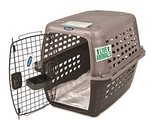 Petmate Vari Dog Kennel, Portable Dog Crate for Small & Medium Dogs, Great for Puppies Indoor or Outdoor, Perfect Travel Dog Crate & 290300 Kennel Travel Kit for Pets