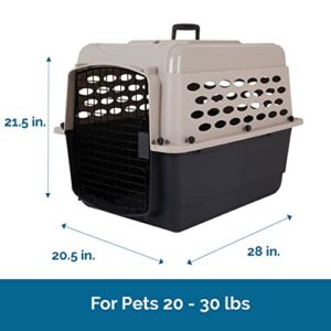Petmate Vari Dog Kennel, Portable Dog Crate for Small & Medium Dogs, Great for Puppies Indoor or Outdoor, Perfect Travel Dog Crate & 290300 Kennel Travel Kit for Pets