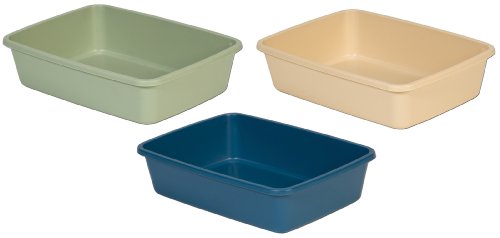 Petmate Litter Pan with Microban - Peacock Blue - Small