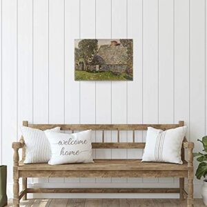 Imagekind Wall Art Print Entitled The Old Mulford House, East Hampton by C. Hassam by The Fine Art Masters | 32 x 23