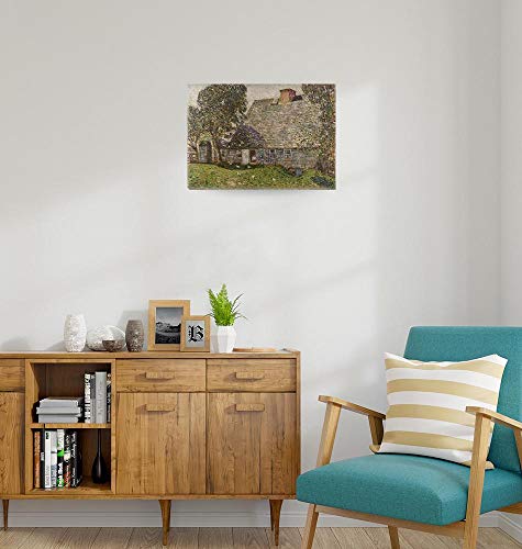 Imagekind Wall Art Print Entitled The Old Mulford House, East Hampton by C. Hassam by The Fine Art Masters | 32 x 23