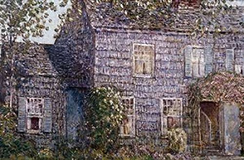 Posterazzi Hutchison House East Hampton Long Island Poster Print by Childe Hassam, (24 x 36)