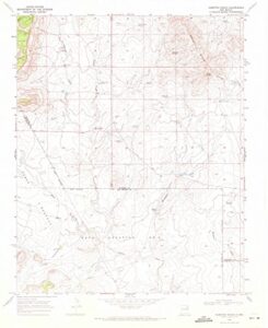 1968 hampton ranch, nm – new mexico – usgs historical topographic map : 44in x 55in