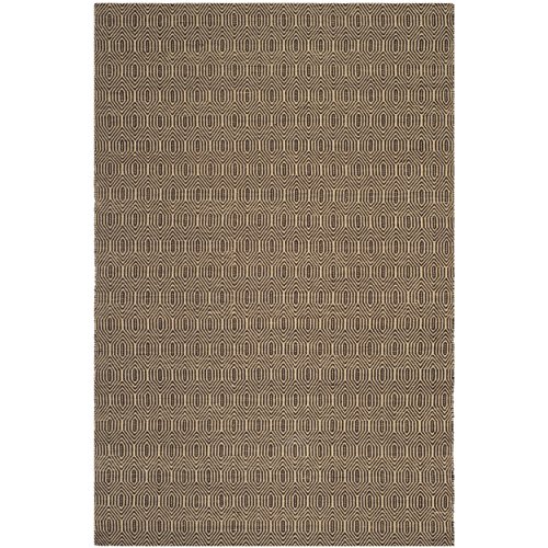 SAFAVIEH South Hampton Collection 6' x 9' Brown SHA243A Handmade Flatweave Area Rug