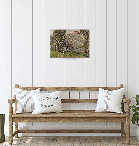 Imagekind Wall Art Print Entitled The Old Mulford House, East Hampton by C. Hassam by The Fine Art Masters | 15 x 11