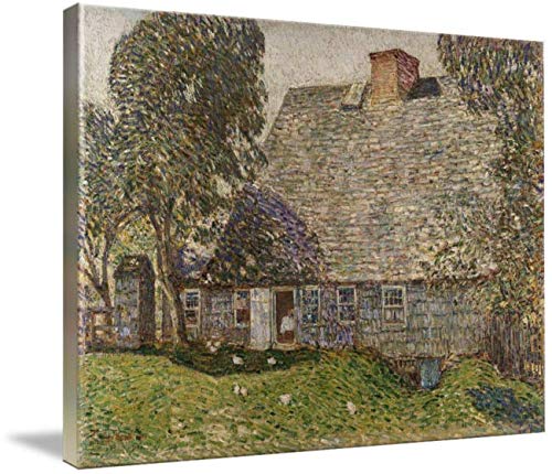 Imagekind Wall Art Print Entitled The Old Mulford House, East Hampton by C. Hassam by The Fine Art Masters | 15 x 11