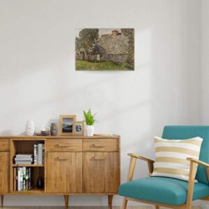 Imagekind Wall Art Print Entitled The Old Mulford House, East Hampton by C. Hassam by The Fine Art Masters | 15 x 11