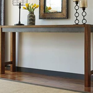 Signature Design by Ashley Furniture Torjin Urban Counter Height Dining Room Table, Two-tone Brown