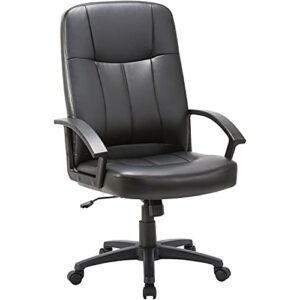 lorell executive chair, high-back, black