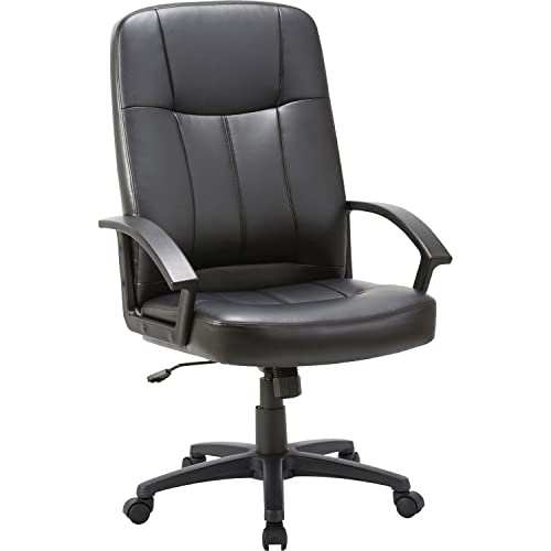 Lorell Executive Chair, High-Back, Black