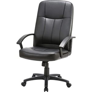 Lorell Executive Chair, High-Back, Black