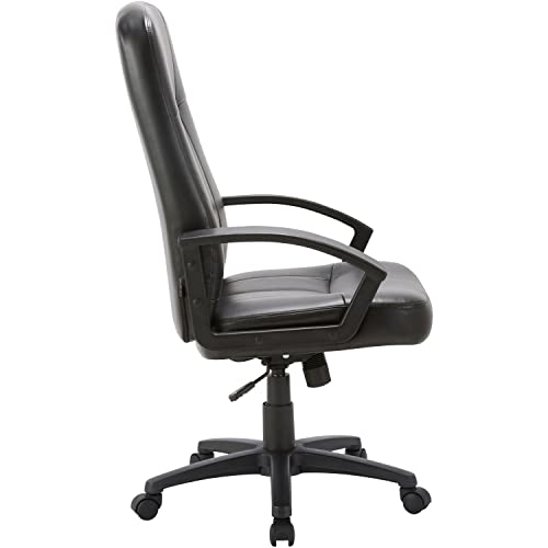 Lorell Executive Chair, High-Back, Black